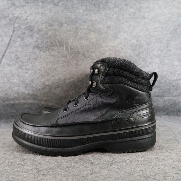 Sorel Shoes Mens 8 Boots Lace Up Kingston Peak Leather Waterproof Winter Chukka main image 13